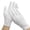 White, variant on White Cotton Gloves Thickened Soft Protective Work Gloves Size M Lightweight Breathable Fabric for Jewelry Handling Ceremony and Hand Protection