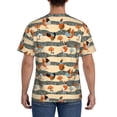 thumbnail image 3 of Bixox Men's Funny Chicken Printed Short Sleeve Skinny Athletic T-Shirt, 3 of 6