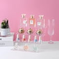 thumbnail image 4 of BYCY 4 Tier Acrylic Display Stands 2 Pack Clear Display Shelf Risers for Cupcakes, Perfume Organizer, Decoration and More, 4 of 7
