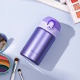 thumbnail image 3 of SPRING PARK 300ML Wide Mouth Lid Water Bottle Stainless Steel Reusable Mini Vacuum Insulated with Leak Proof Flex Cap, 3 of 7