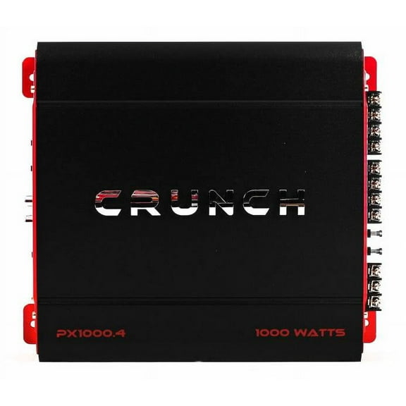 Crunch PX-1000 Car Stereo Amp w/ 2 3-Way Speakers and Soundstorm Wiring Kit