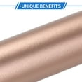 thumbnail image 3 of Unique Bargains 1 Pc Car Wrap Film Vinyl Wrap Cover Universal Car Protective Exterior Interior Rose Gold Tone 30.5x152cm/1ft x 5ft, 3 of 7