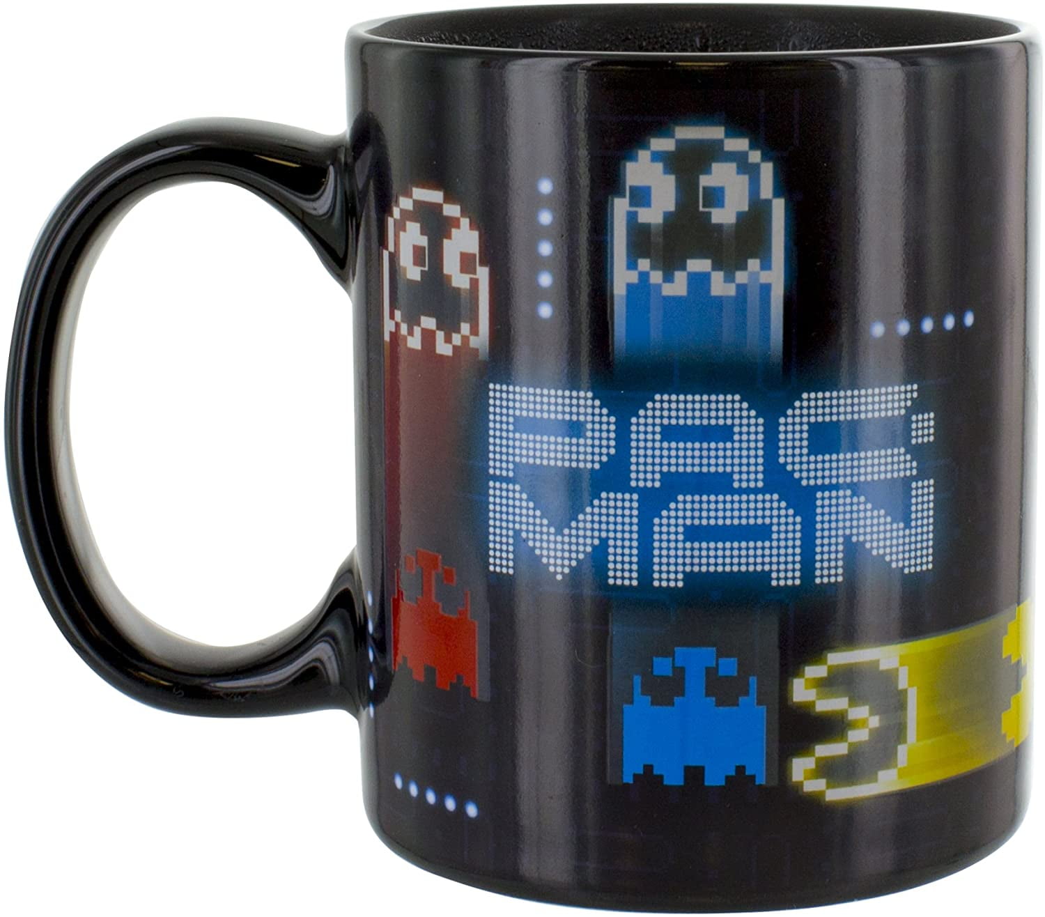 Pac Man Neon Heat Changing Ceramic Coffee Mug 10oz 
