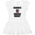 thumbnail image 3 of Inktastic Mommy Surfing Buddy Surfboard Girls Baby Dress, 3 of 5