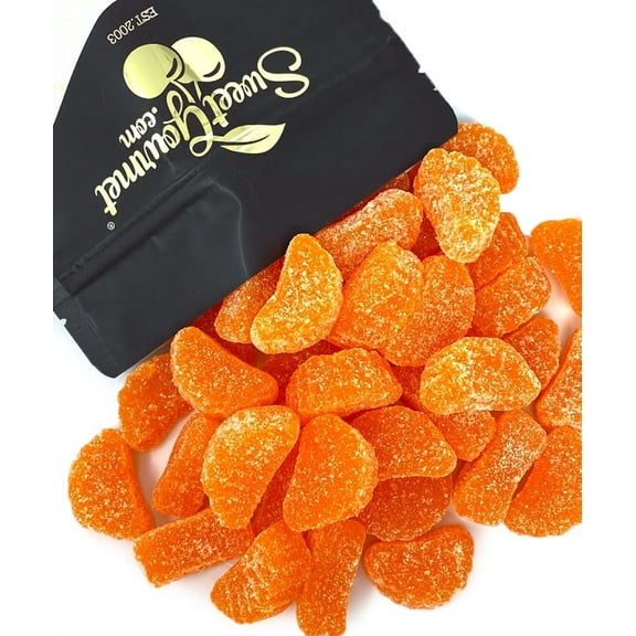 Sweet Gourmet Orange Jelly Candies, Stand Up Pouches, 2 Pounds
