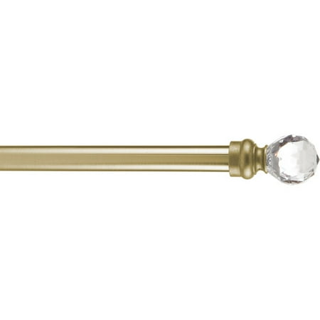 Home Details Crystal Ball Curtain Rod 24 48 Walmart Com