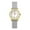 Gold/Lightgray, variant on Blekon Original Women Adult Watch for Medical Students Silicone Band Water Resistant Round Shape