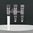 thumbnail image 5 of Xecvkr Stainless Steel Inlet 3 Way Faucet Compact Water Control Diverter Rust Leak Proof Bathroom Kitchen Universal Easy Install 1 Set, 5 of 5
