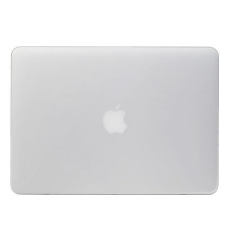 - GreatShield GLAZY Frosted Matte Slim Hard Shell Case Snap On Cover for Apple MacBook Pro 15 inch (Model A1286) - White