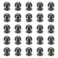 thumbnail image 1 of Uxcell 25 Pcs Remaches Redondos, Remaches de Decoración de Metal de 8mm, Tornillo de Espalda Negro, 1 of 6