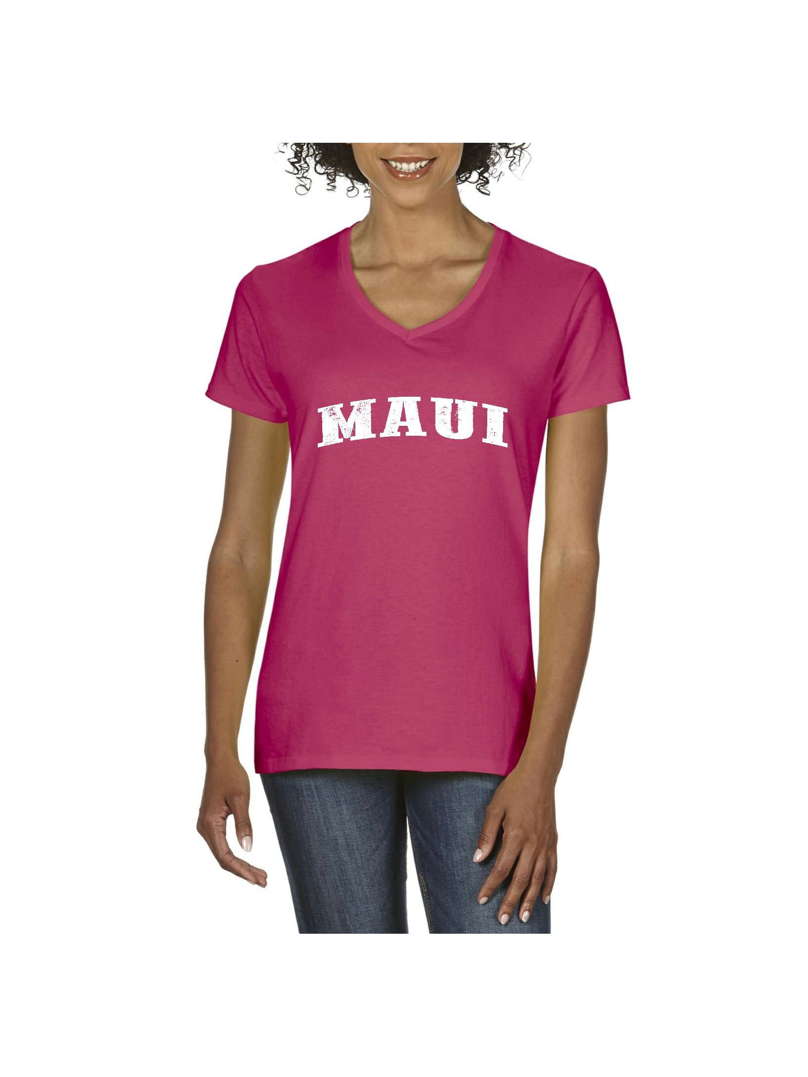 In Prink Maui Hawaii Shirt Tee Shirt Clothing 