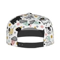 thumbnail image 4 of Daiia Funny Puppy print Flat Bill Hats Flat Brim Trucker Cap Baseball Cap Adjustable Classic Low Profile Hat Unconstructed Plain Cap, 4 of 9