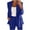 Blue, variant on Axiiglly Pant Suits for Women Dressy 2 Piece Dressy Blazer High Waisted Straight Leg Pants Sets Business Casual Outfits