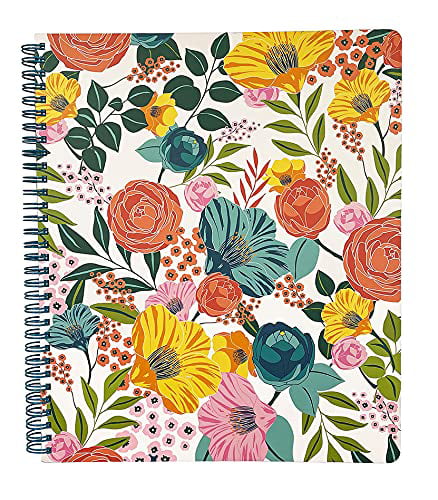 Garden Birds Flowers A5 Cute Notebooks Floral Note Books Large Notepad Notes Pad 