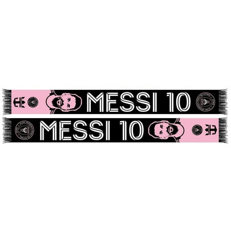 Unisex Lionel Messi Pink Inter Miami CF Portrait Scarf