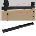 thumbnail image 3 of Accesorio de remisión de muebles con mecanismo de deslizamiento de cierre suave para puerta de madera de granero con riel deslizante Unbranded JY02592, 3 of 8