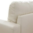 thumbnail image 5 of Star Home Living Corp Chris Faux Leather Left Facing Sectional White, 5 of 11
