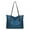 Blue, variant on Luxalzxs Tote Bag for Women Large Lightweight Nylon Work Top-Handle Shoulder Bag Water Resistant Foldable Travel Purse