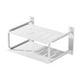 thumbnail image 4 of Estante de proyector de 2 capas para el estante de pared accesorios de aluminio TV Caja de almacenamiento del organizador del hogar para altavoces, 4 of 8