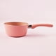 thumbnail image 4 of Bonita olla de leche rosa, olla de aluminio azul y verde, olla para sopa de 12 cm, 14 cm y 16 cm, utensilios de cocina para niños hechos a mano, 4 of 5