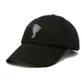 thumbnail image 4 of DALIX Unstoppable Like A Tornado Hat Womens Embroidered Baseball Cap in Black, 4 of 5