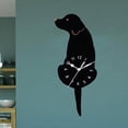 thumbnail image 4 of EIMELI Modern Design Silent Clock Tail Wagging Pendulum Clocks Battery Operated for Living Room Bedroom, 4 of 6