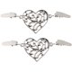 thumbnail image 1 of 2 Unids Clips de Suéter Vintage Mujeres Clip Trasero de cinturo Clip Chal Broche, 1 of 9