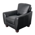 thumbnail image 4 of CorLiving Jazz Black Bonded Leather Chair, 4 of 5