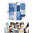 thumbnail image 4 of Blue Geometric Cloth Napkins Set of 6 Reusable Dinner Napkins, Watercolor Ombre Modern Abstract Art Cocktail Napkin Washable Table Napkins for Wedding/Holiday Party/Baby Shower 20"x20", 4 of 7