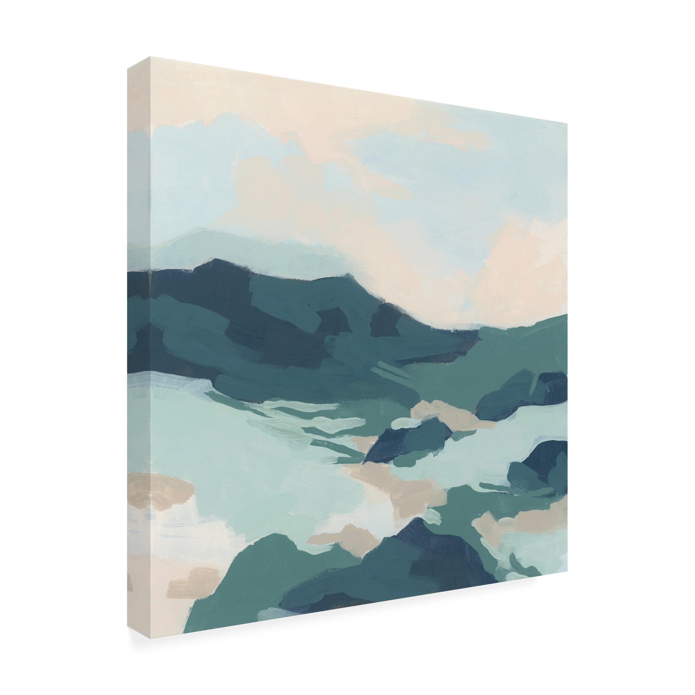 June Erica Vess 'Sea Glass Valley I' Canvas Art