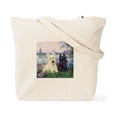 thumbnail image 2 of CafePress - Seine / Scotties (B&W) Tote Bag - Unisex Canvas Tote Bag, Beige, 1-Piece, 2 of 8