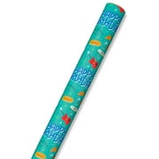 Hallmark Wrapping Paper, 25 sq. ft. (Happy Birthday Icons on Turquoise)