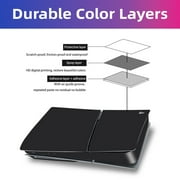 PlayStation 5 Slim Disc Version PS5 Gaming Console, AMD Ryzen Zen 8 Cores CPU 1TB PCIe Gen 4 NVNe SSD with Wireless Controller, Customized Full Body Skins -Cosmic Galaxy - PS5 Disc Slim