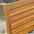 thumbnail image 2 of Noble House Holloway 7 Piece Wooden Oval Patio Dining Set in Teak, 2 of 7