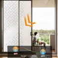 thumbnail image 5 of BSHAPPLUS® 17.7" x 78.7" Privacy Window Film,Blackout Window Clings,Frosted Glass Window Film,Non-Adhesive Window Tint,Anti UV Herringbone Window Sticker for Home Kitchen Bathroom Office, 5 of 11