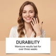 thumbnail image 4 of Water Nail Polish Pen Set, 6 Colors Shimmer Iridescent Air Dry Nail Art Pens, No Lamp Needed Precision Brush Tip 5ml, 4 of 10