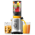 thumbnail image 1 of SiFENE 150W Slow Masticating Juicer Machine, 4.3-inch Wide Mouth, High Power, Easy to Clean, Gray, 1 of 8