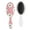 White-597, variant on Red Berry Hair Brush, Strawberry Lover Pattern Detangling Paddle Brush, Sweet Fruit Design, Soft Bristle Brush