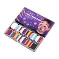 thumbnail image 3 of Juego de Pintura facial y corporal Yinane Pintura corporal soluble en agua Estilo A, 3 of 8