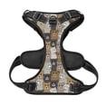 thumbnail image 5 of Lsque Cartoon Bear Dog Harness, No-Pull Pet Harness with 2 Leash Clips, Adjustable Soft Padded Dog Vest with Easy Control Handle for Large Dogs-, 5 of 9
