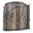 thumbnail image 6 of Meyda Tiffany 32826 Whispering Pines 2 Light 14" Tall Wall Sconce - Copper, 6 of 7