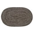 thumbnail image 3 of Better Trends 30" x 50" Oval Braided Rug 100% Polyester Durable and Stain Resistant Reversible Indoor Area Utility Rug, Chenille Tweed Collection - Dove & Chesnut, 3 of 5