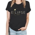 thumbnail image 2 of JURANMO Holiday Sales 2024 Total Solar Eclipse Shirts for Women Summer Short Sleeve Shirt Blouses Cotton Comfy Casual Round Neck T-Shirt Funny Graphic Tees Tops Black XXXL, 2 of 4