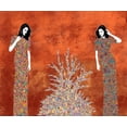 thumbnail image 2 of Cacho, Jose 23x20 Gold Ornate Wood Framed with Double Matting Museum Art Print Titled - La Fuente, 2 of 4