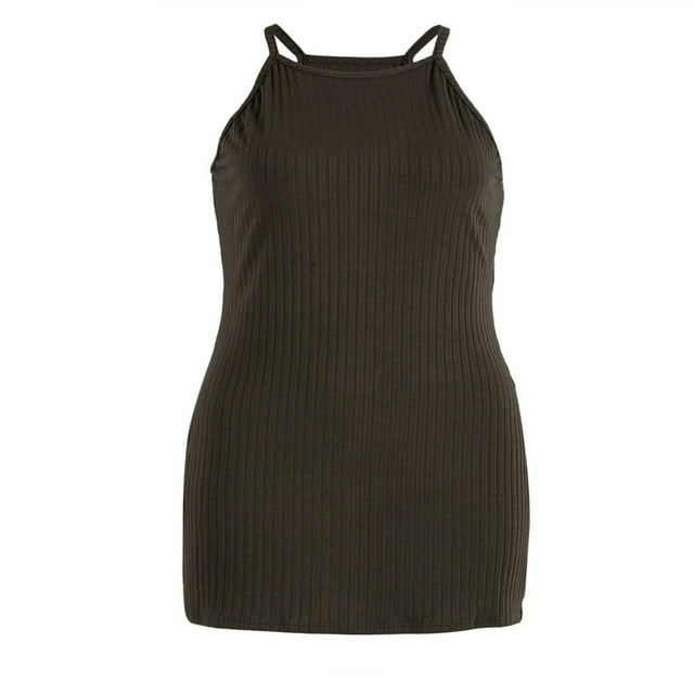 Femmes Été Sans Manches Bodycon Parti Cocktail Mini Robe