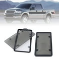thumbnail image 1 of License Plate Cover Set, License Plate Shield With Frame Protective Smoky Exterior Standard Fit  For Car Truck, 1 of 8