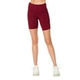 thumbnail image 6 of 3-Pack Biker Shorts for Women with Pocket Body Contour Bike Short for Workout Yoga Running, 6 of 7