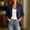 Navy women's linen blazer a1, variant on sdhkgrrt Women's Long Sleeve Button Down Blazer Fall Open Front Business Work Casual Suit Jackets Solid Basic Office Outfits Tops, Gray M