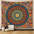 thumbnail image 1 of Tapiz para el hogar, tapiz bohemio, decoración de habitación, fondo de tela, estilo colgante, tapiz de mandala, 1 of 5