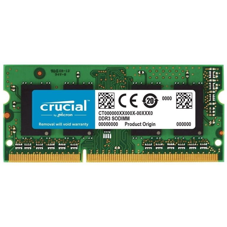 Crucial 32GB (2PK 16GB) 3200MHz speed PC4-25600 DDR4 SODIMM Laptop